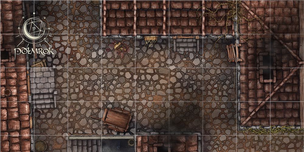 Plansze lokacji zaplecze składu towarowego