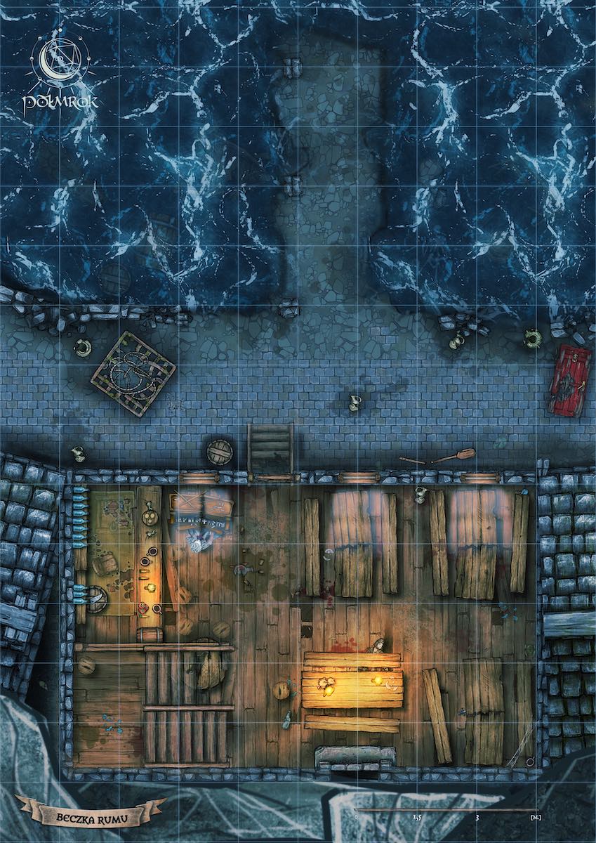 Tawerna Beczka Rumu, nabrzeże portowe Porto Mare