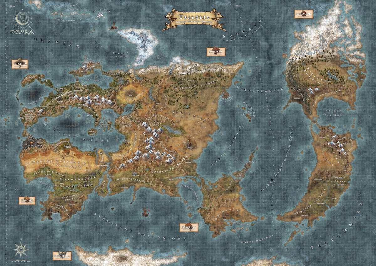 Telluria - świat gry Półmrok