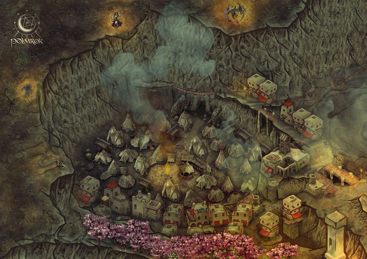 Obozowisko karawan Zarvenich w Kavernheim