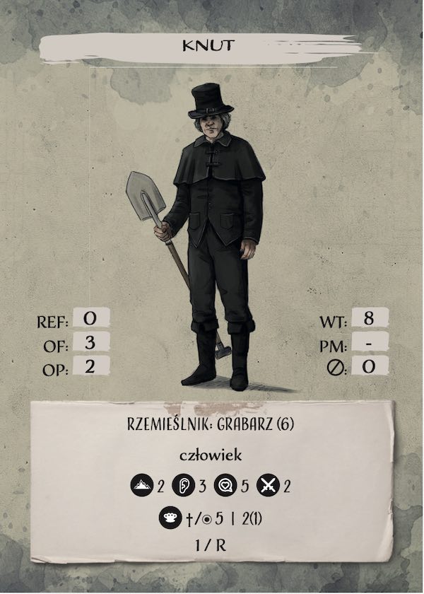 Bohater niezależny, grabarz, Knut