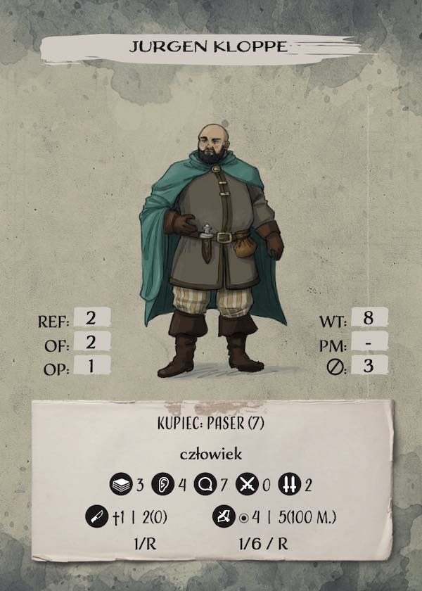 Bohater niezależny, kupiec, Jurgen Kloppe