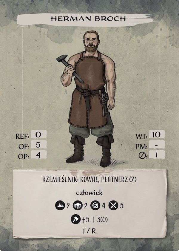 Bohater niezależny, kowal, Herman Broch