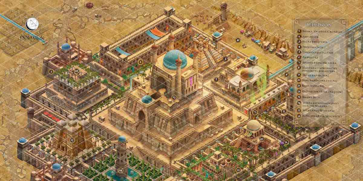 Bēludron - stolica Królestwa Zinguratu, wybudowana na cześć Ba'ala.