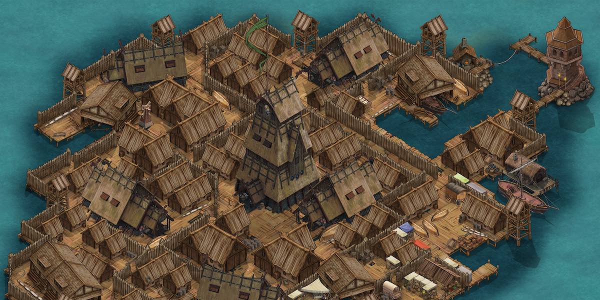 Jezierany - osada na wodzie